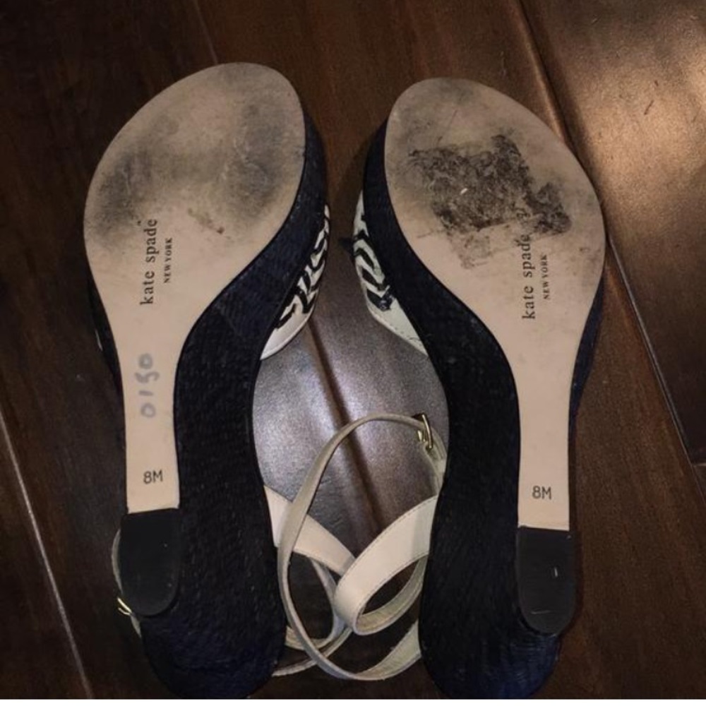 Kate Spade Rafia Wedges - Picture 4 of 6